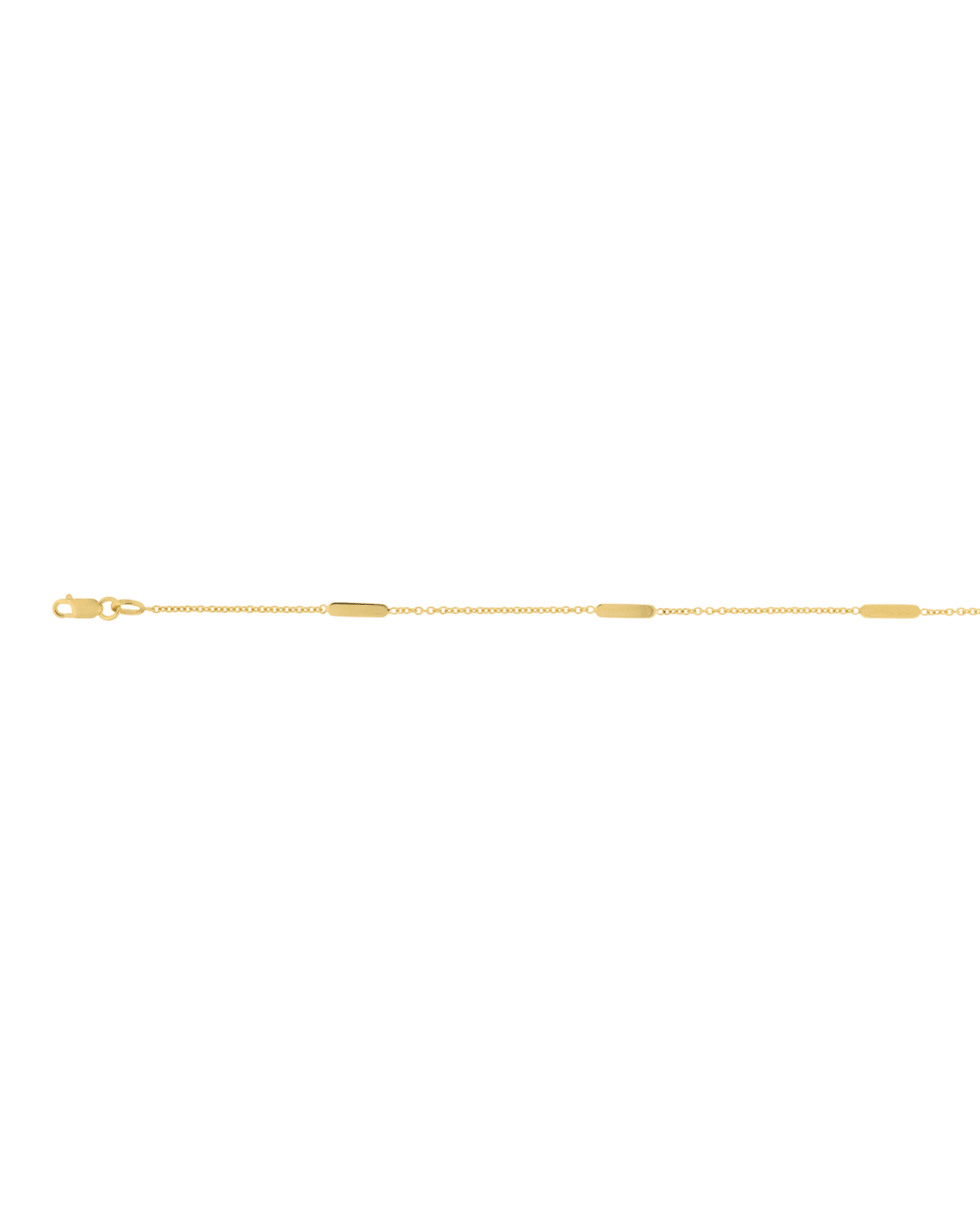 9CT Y/G BAR BLT 1.25mm/18cm